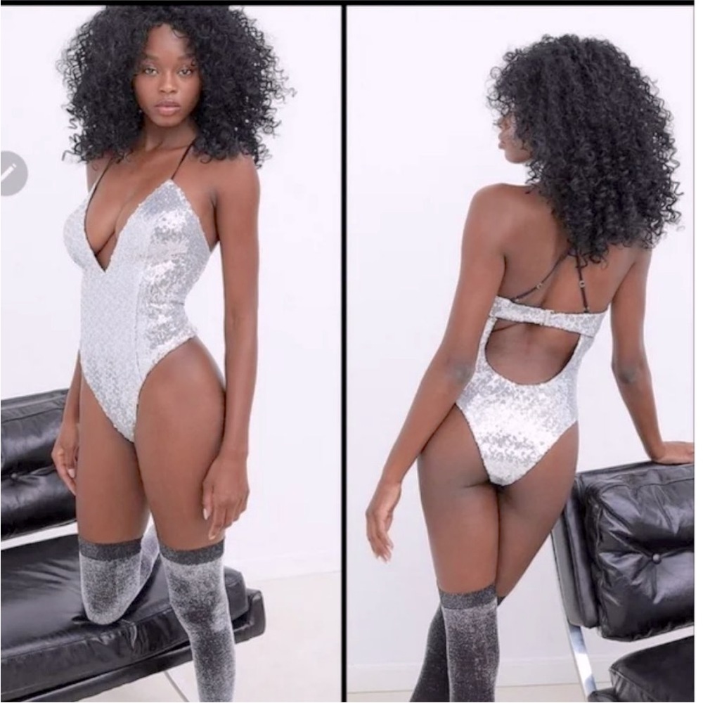 NWOT Sequined Bodysuit